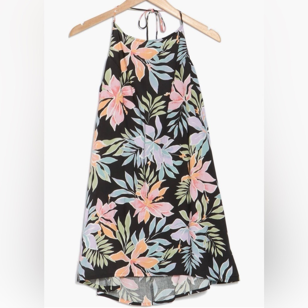 Billabong Tropical Mini Floral Dress Size Large